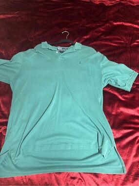 Ralph Lauren Teal Polo Shirt - Classic Mesh Knit